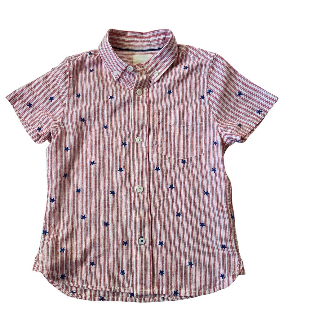 Mini Boden Stripes and Stars Shirt